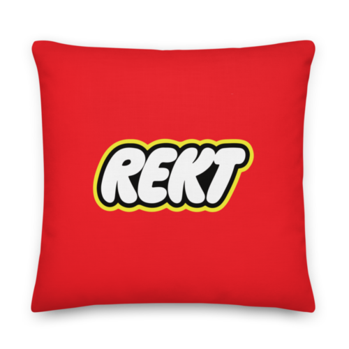 REKT Premium Pillow
