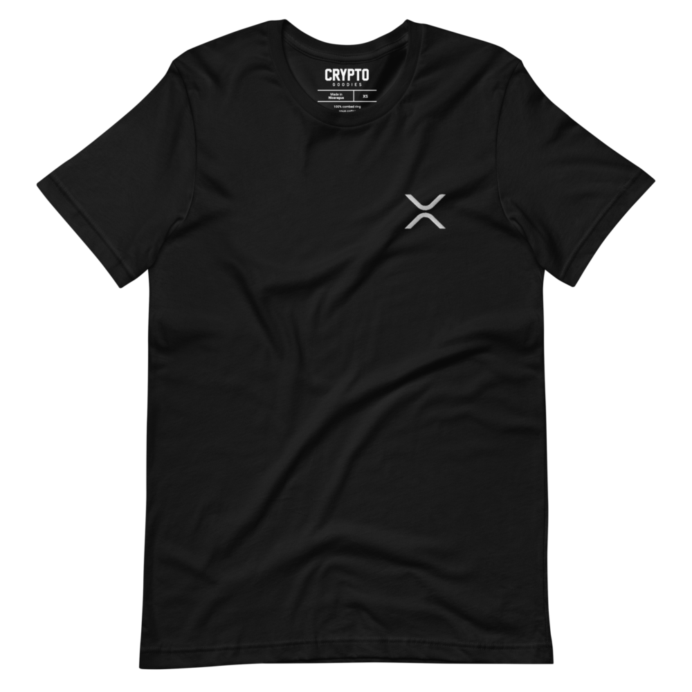 unisex staple t shirt black front 67c49c5323e92 - XRP Embroidery Logo T-Shirt