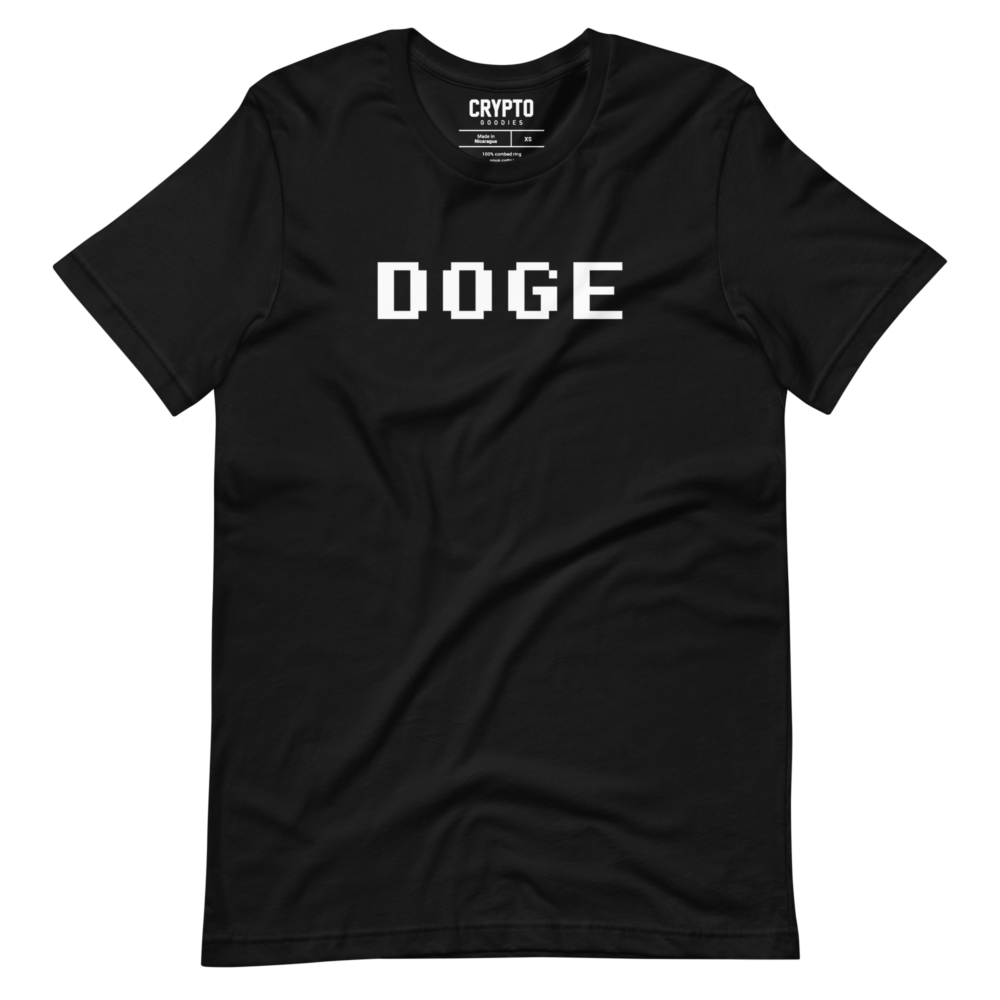 unisex staple t shirt black front 67d46ebb231fd - DOGE 8-BIT T-Shirt