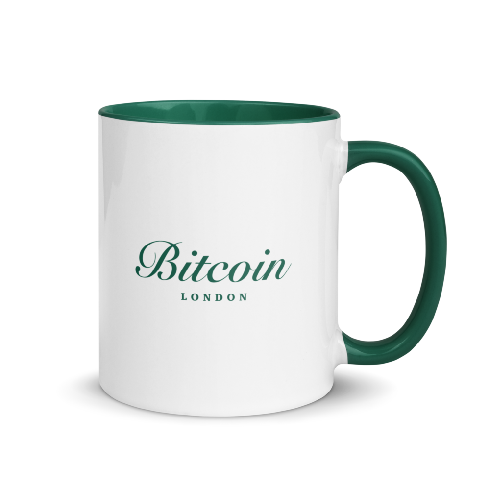 white ceramic mug with color inside dark green 11 oz right 67c4b30213641 - Bitcoin: London Mug