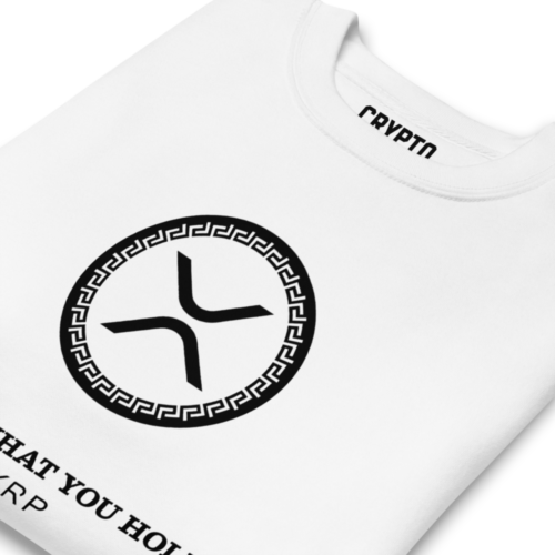 XRP: Know What You Hold Premium Sweatshirt