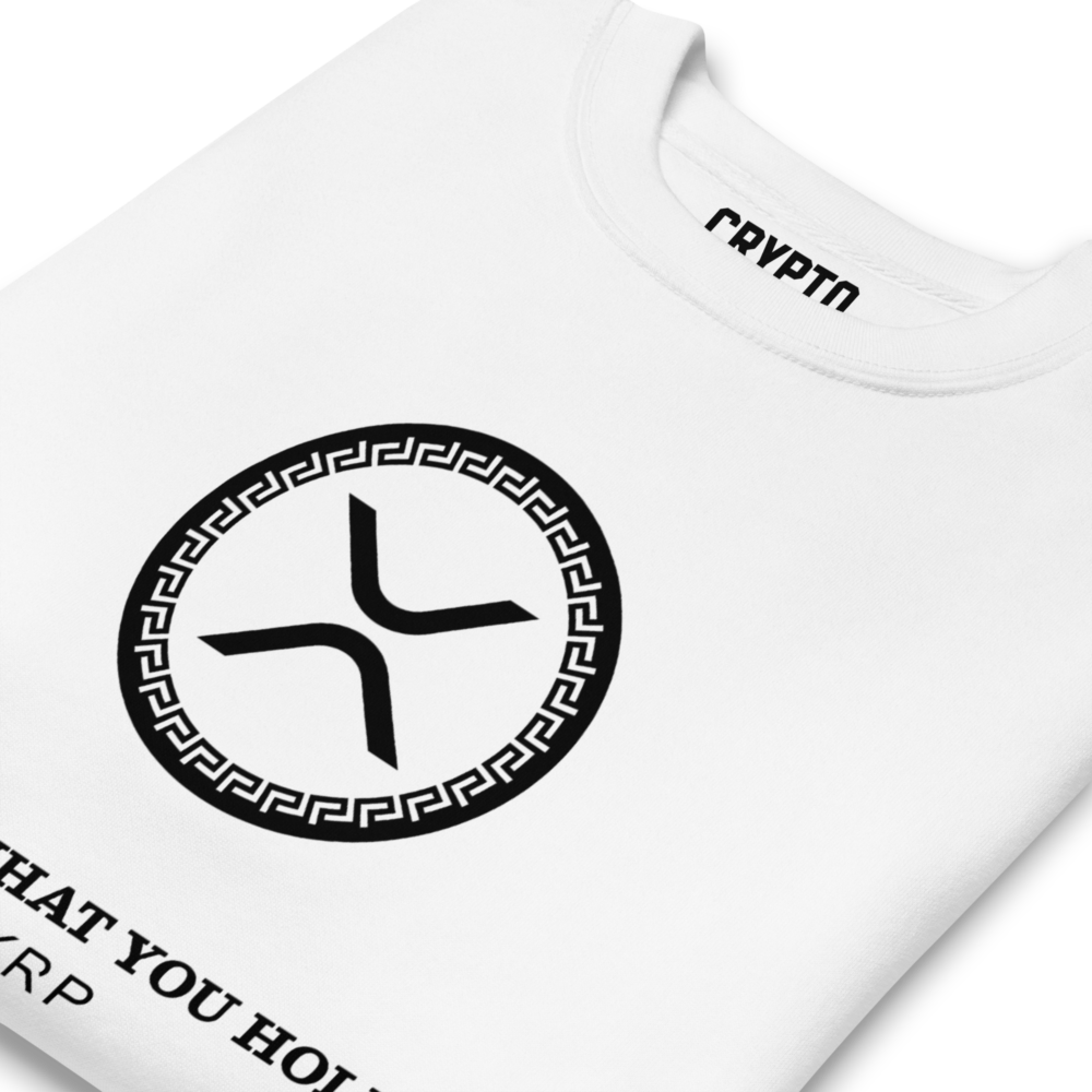 XRP: Know What You Hold Premium Sweatshirt