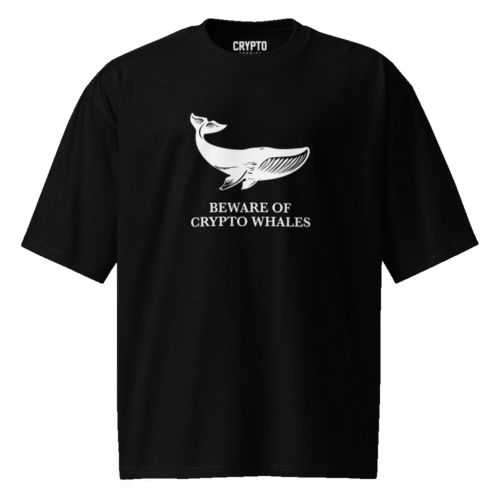 Beware of Crypto Whales Oversized T-Shirt