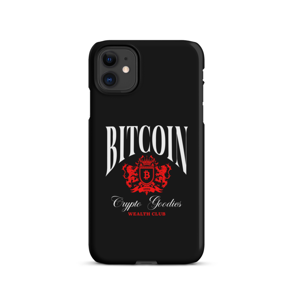 Bitcoin: Crypto Goodies Wealth Club Snap Case for iPhone®