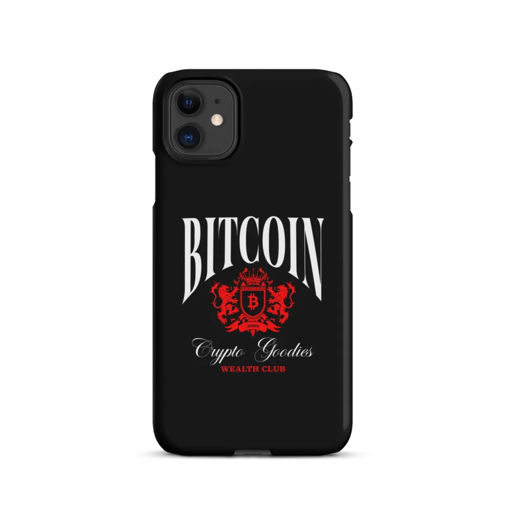 Bitcoin: Crypto Goodies Wealth Club Snap Case for iPhone®