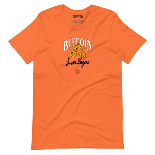 Bitcoin Las Vegas: Life's a Gamble, Buy Bitcoin T-Shirt
