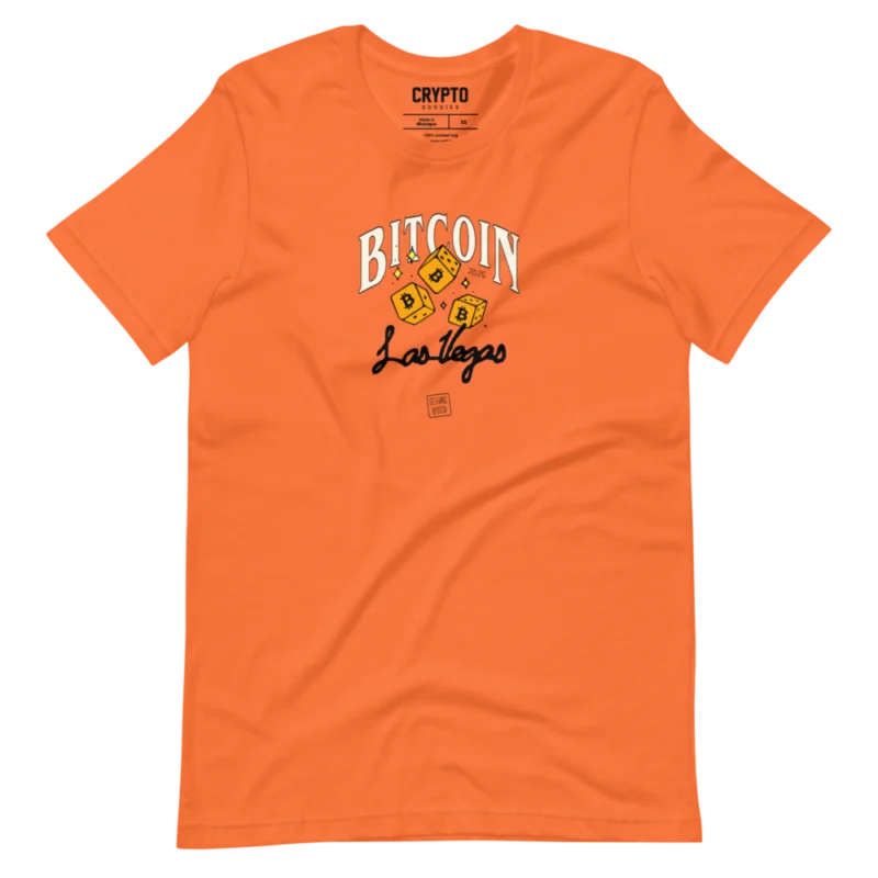 Bitcoin Las Vegas: Life's a Gamble, Buy Bitcoin T-Shirt