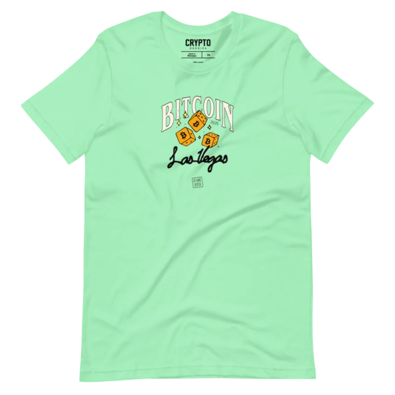 Bitcoin Las Vegas: Life's a Gamble, Buy Bitcoin T-Shirt
