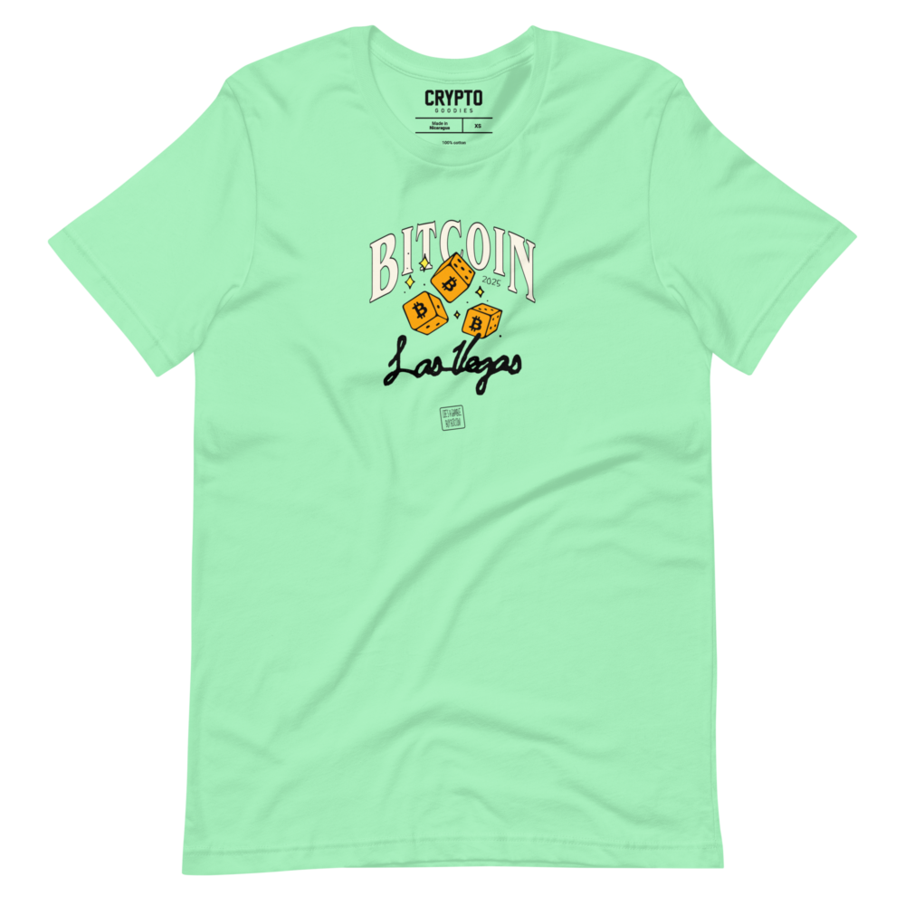 Bitcoin Las Vegas: Life's a Gamble, Buy Bitcoin T-Shirt