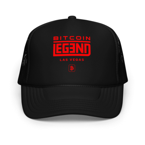 Bitcoin Legend Las Vegas Foam Trucker Hat