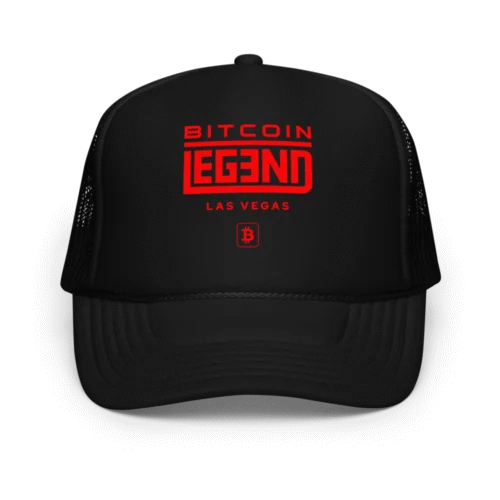 Bitcoin Legend Las Vegas Foam Trucker Hat