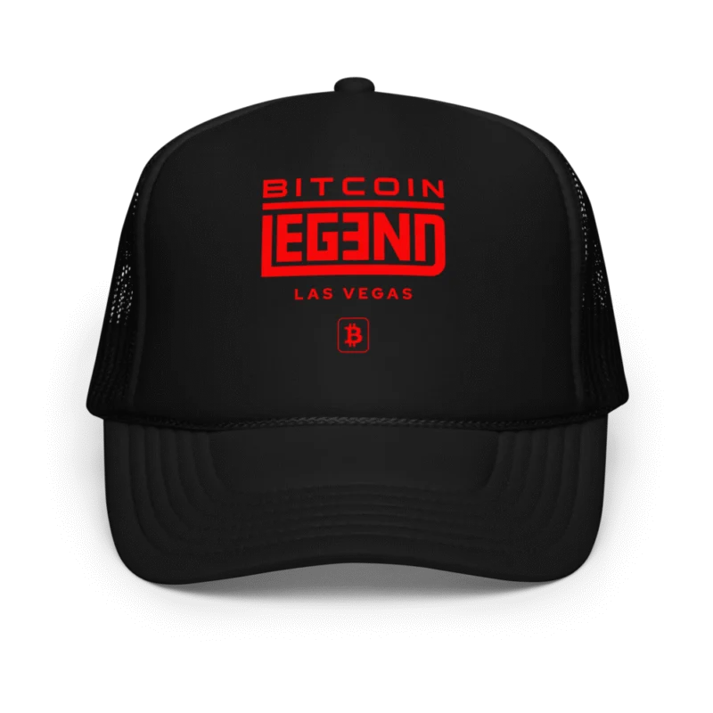Bitcoin Legend Las Vegas Foam Trucker Hat