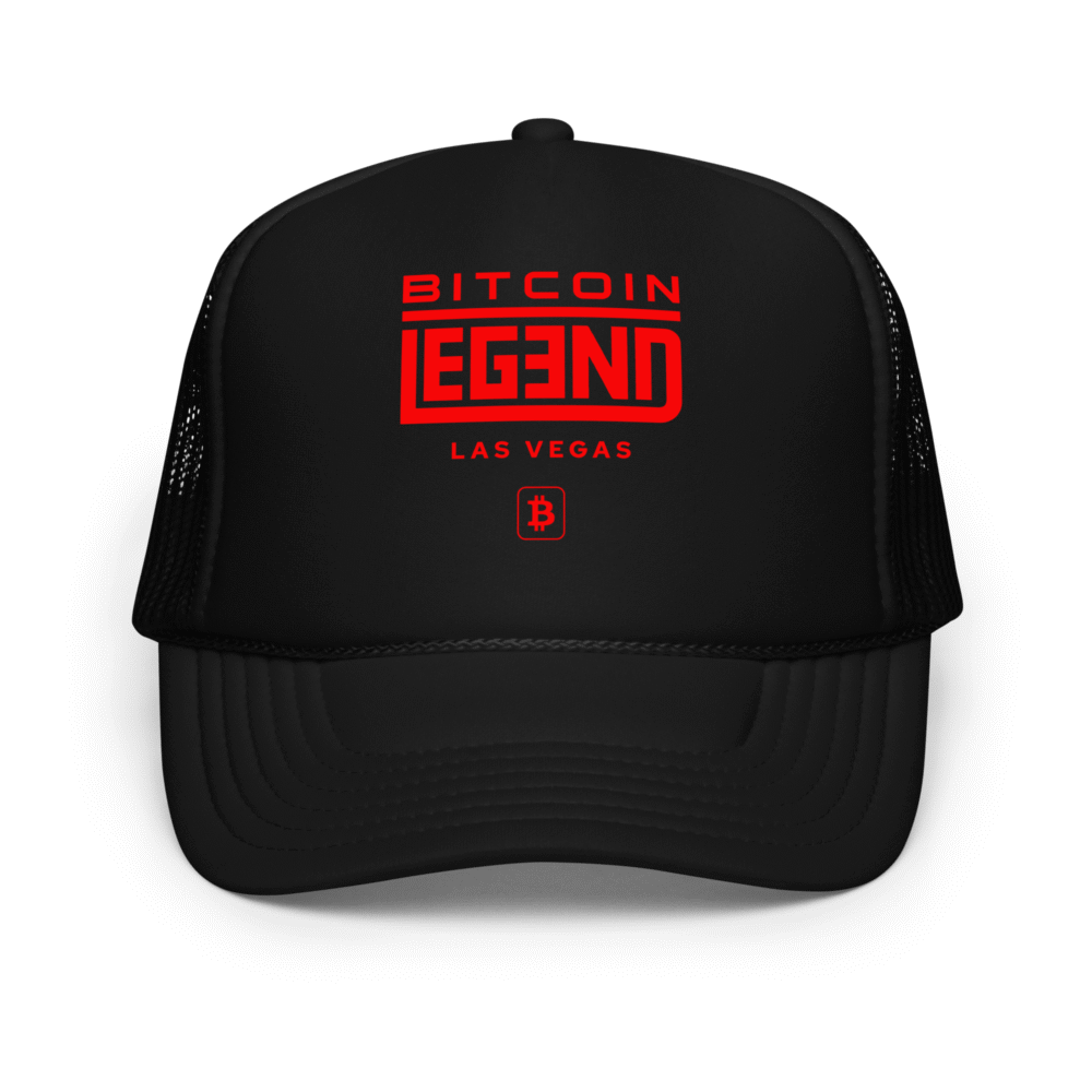 Bitcoin Legend Las Vegas Foam Trucker Hat