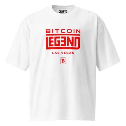 Bitcoin Legend Las Vegas Oversized T-Shirt