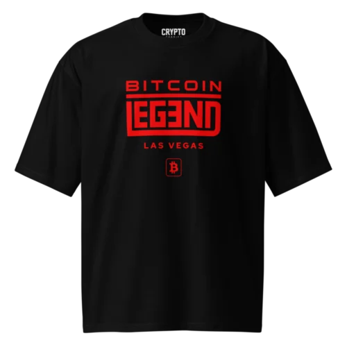 Bitcoin Legend Las Vegas Oversized T-Shirt
