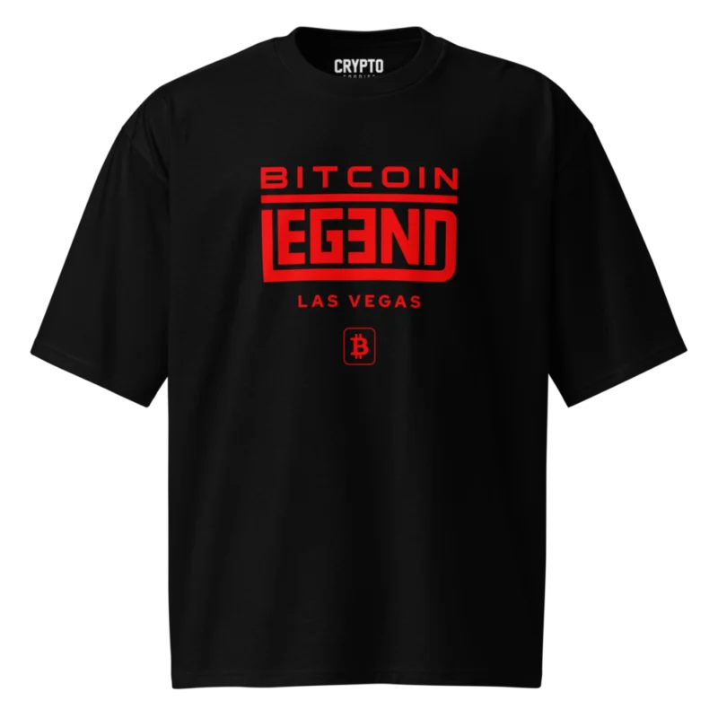 Bitcoin Legend Las Vegas Oversized T-Shirt