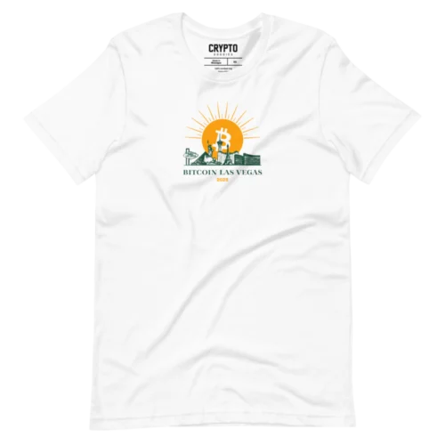 Bitcoin Sunrise in Las Vegas T-Shirt
