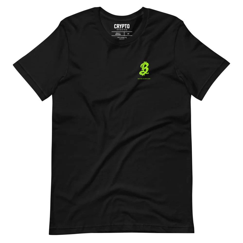 BTC: Pay Me In Bitcoin T-Shirt - Image 3