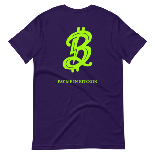 BTC: Pay Me In Bitcoin T-Shirt