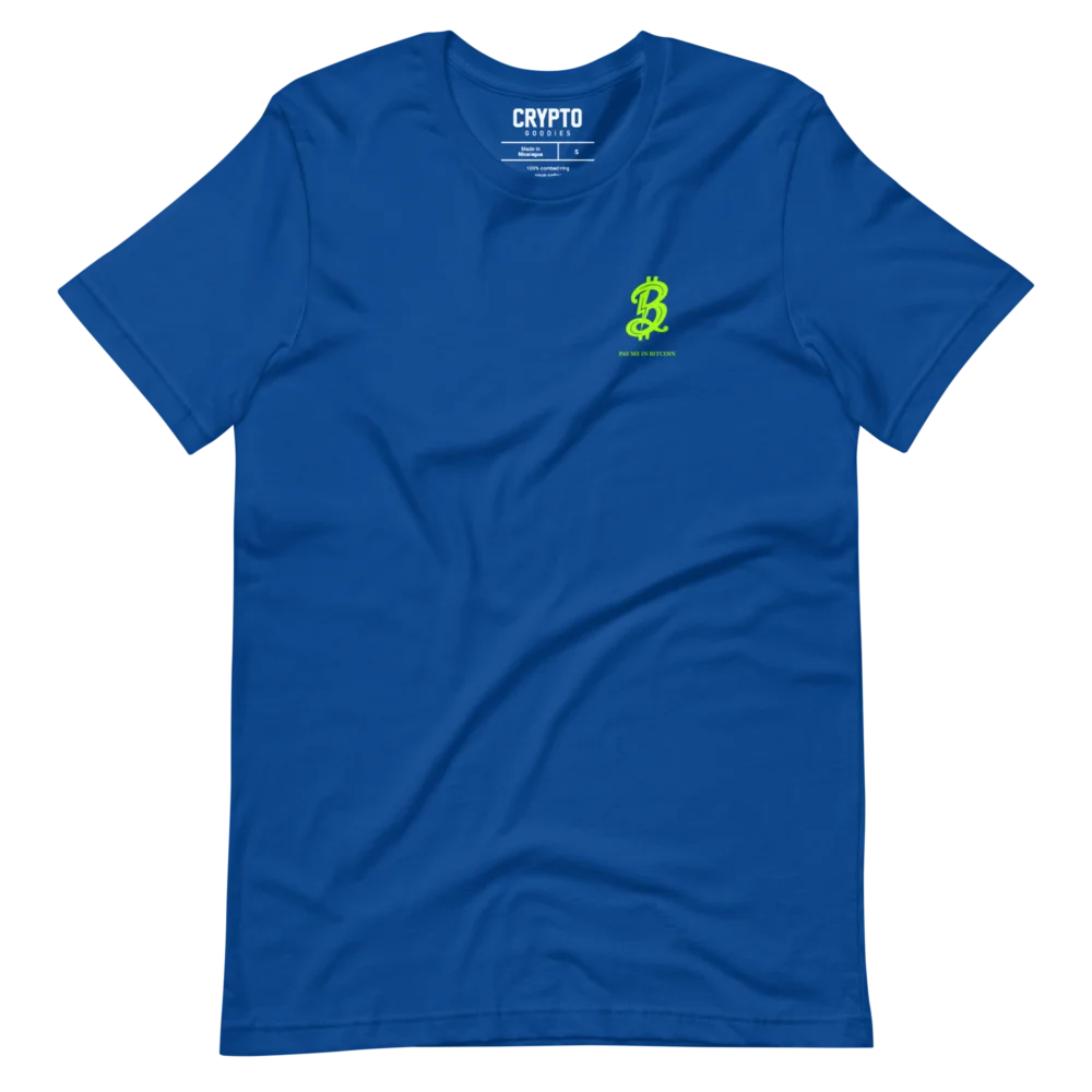 BTC: Pay Me In Bitcoin T-Shirt - Image 5