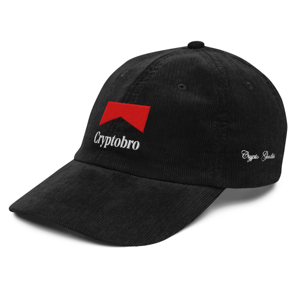 Crypto Bro Vintage Corduroy Cap