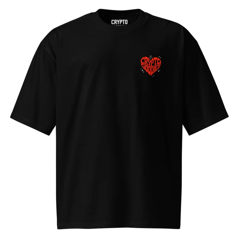 Crypto Goodies Heart Oversized T-Shirt