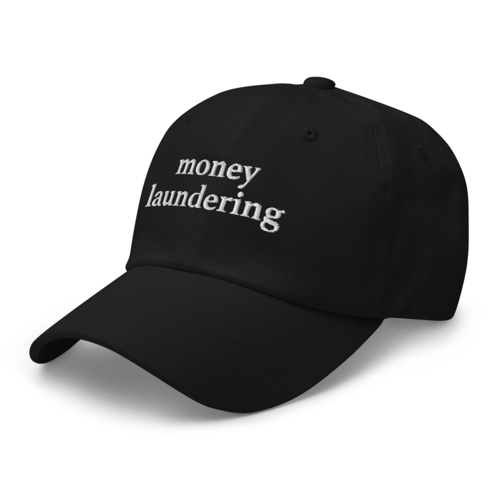 Money Laundering Baseball Cap