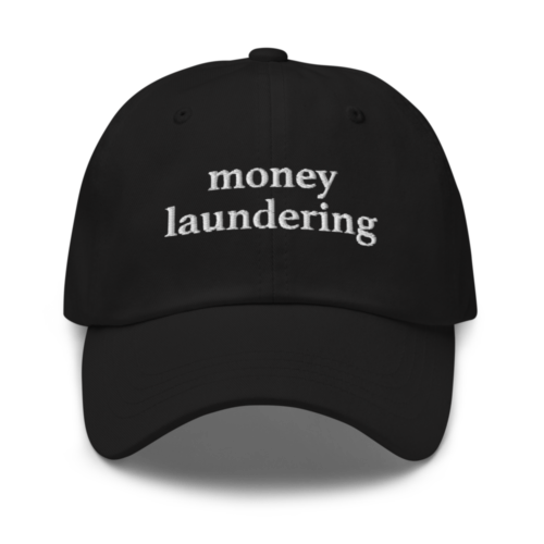 Money Laundering Baseball Cap