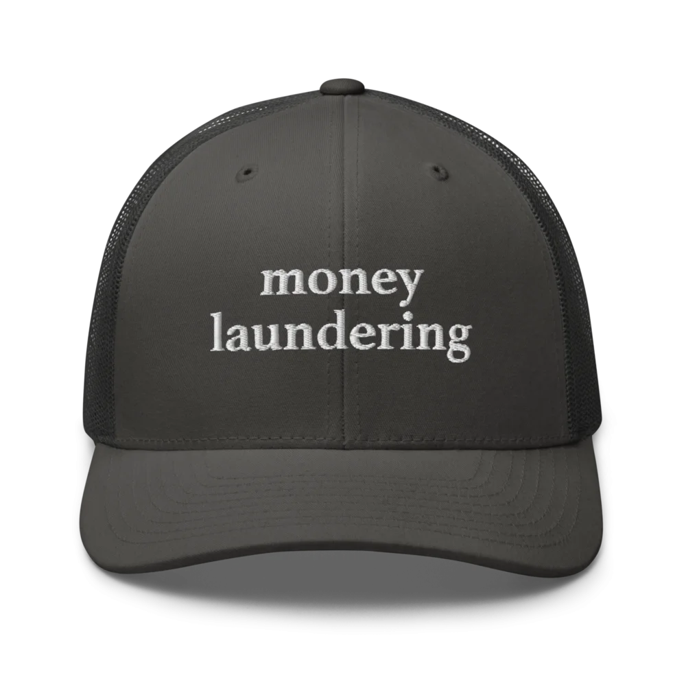 Money Laundering Trucker Cap - Image 8