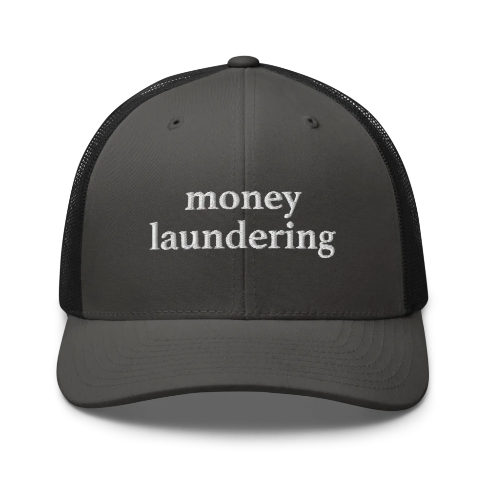 Money Laundering Trucker Cap - Image 6