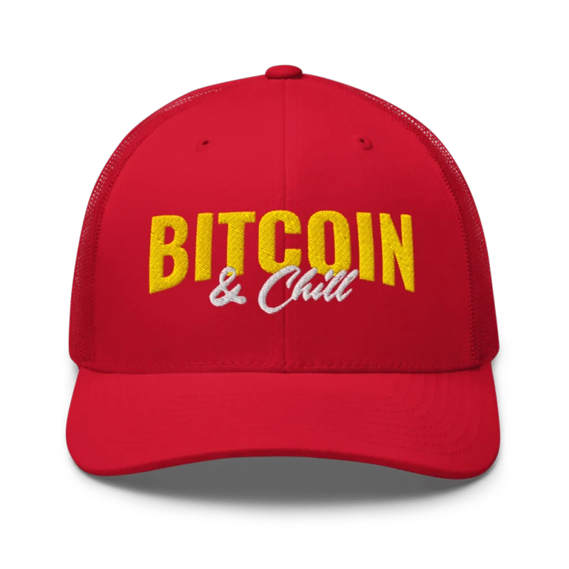 Bitcoin & Chill Trucker Cap
