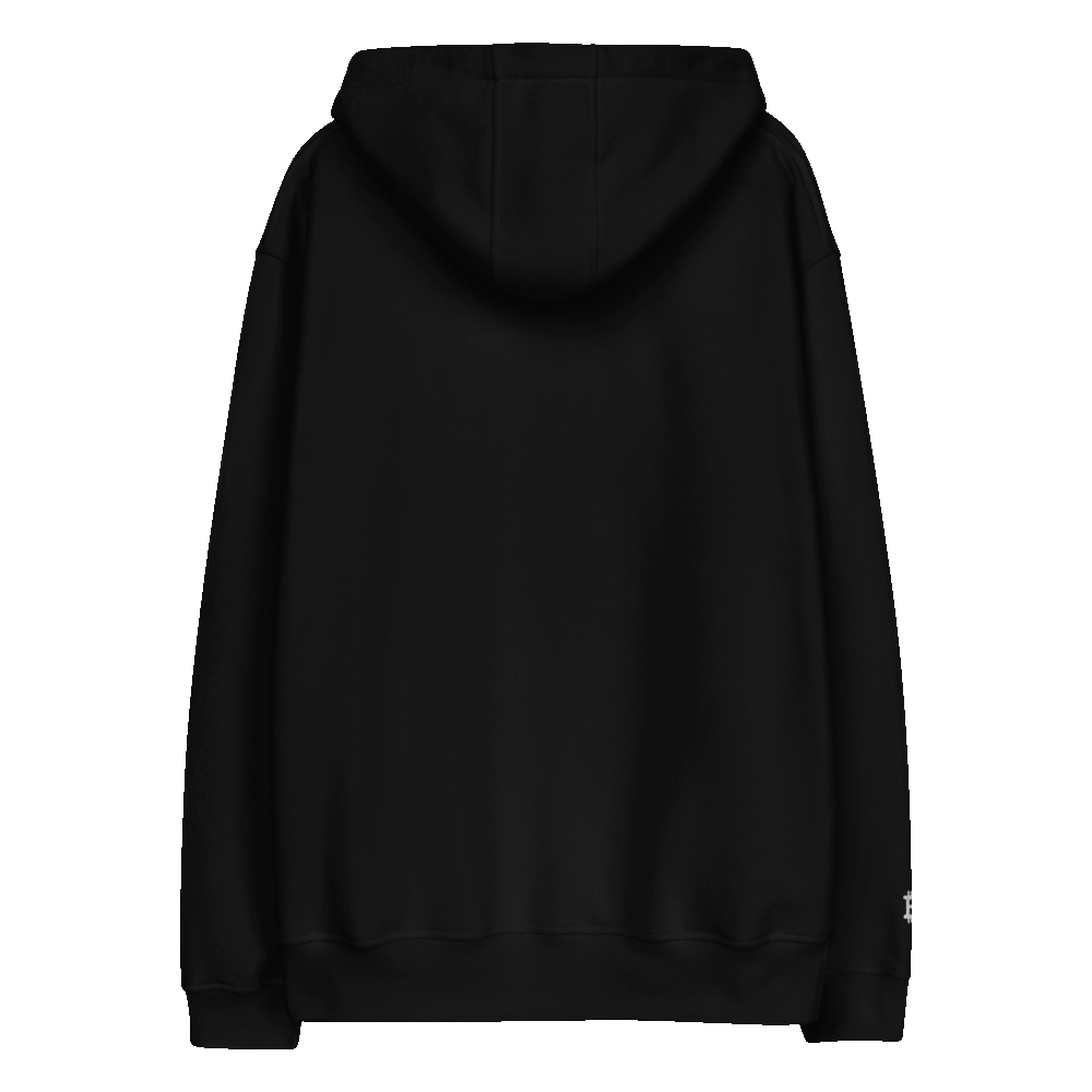 Bitcoin Embroidery Logo Premium Hoodie