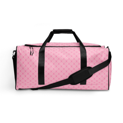Bitcoin Fashion Baby Pink Duffle Bag