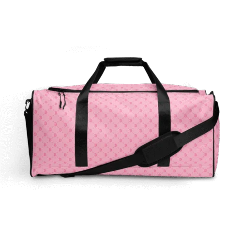 Bitcoin Fashion Baby Pink Duffle Bag