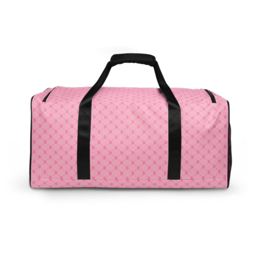 Bitcoin Fashion Baby Pink Duffle Bag