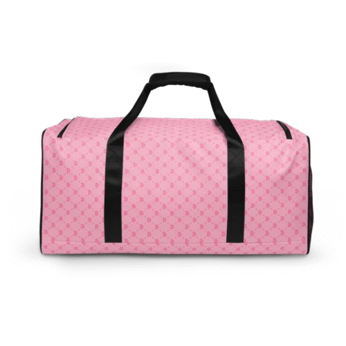 Bitcoin Fashion Baby Pink Duffle Bag