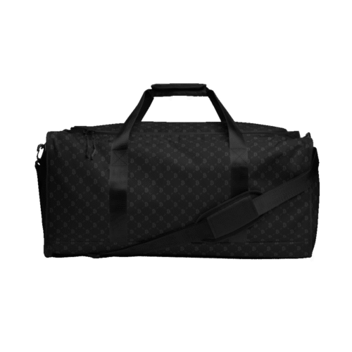 Bitcoin Fashion Black Duffle bag