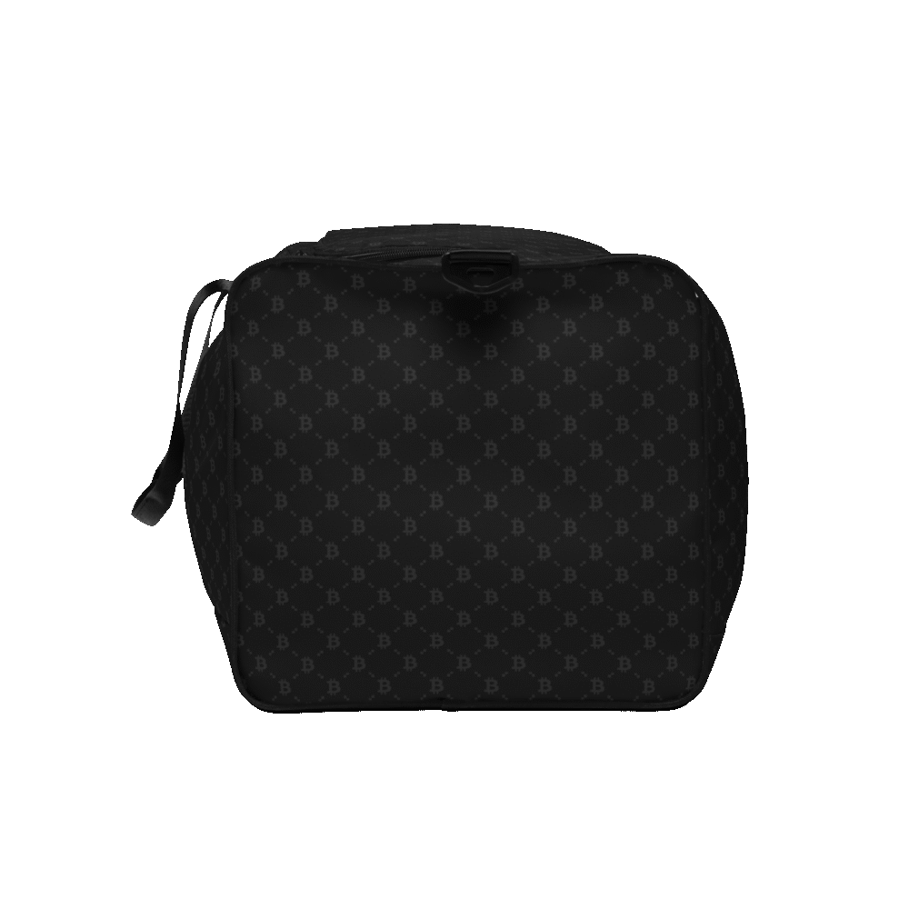 Bitcoin Fashion Black Duffle bag