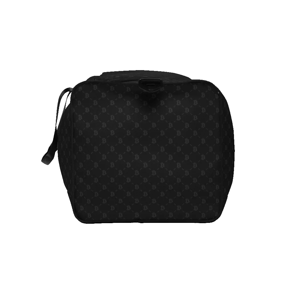 Bitcoin Fashion Black Duffle bag - Image 5
