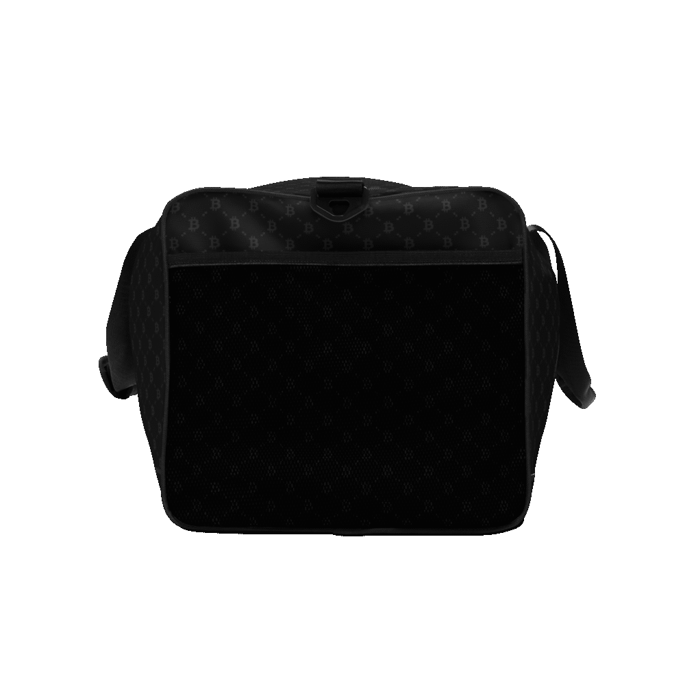 Bitcoin Fashion Black Duffle bag