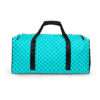 Bitcoin Fashion Cyan Blue Duffle bag