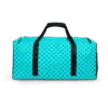 Bitcoin Fashion Cyan Blue Duffle bag