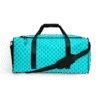 Bitcoin Fashion Cyan Blue Duffle bag
