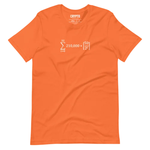 Bitcoin Halving Equation T-Shirt