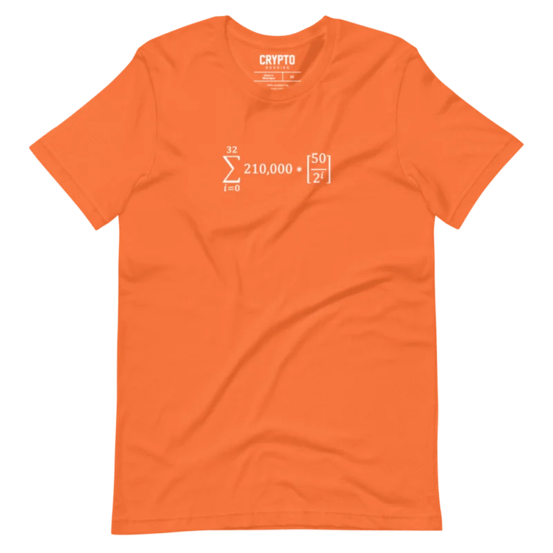 Bitcoin Halving Equation T-Shirt