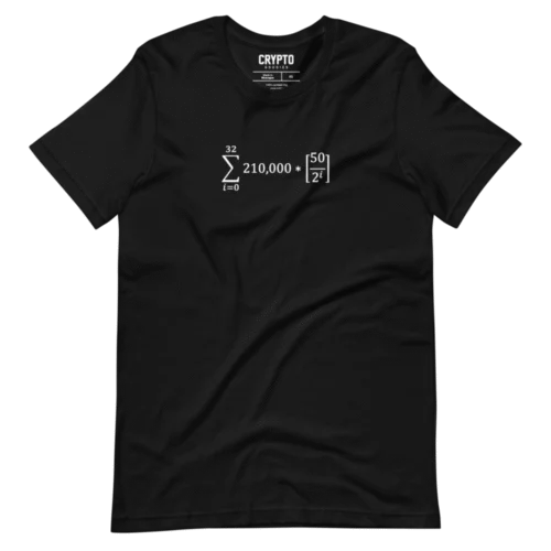 Bitcoin Halving Equation T-Shirt