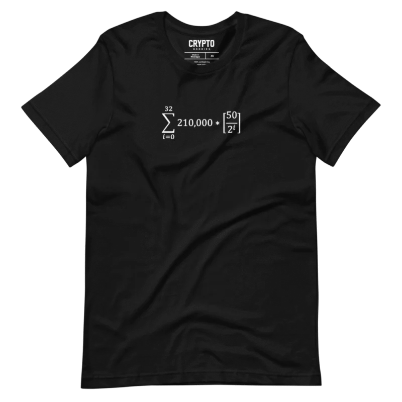 Bitcoin Halving Equation T-Shirt