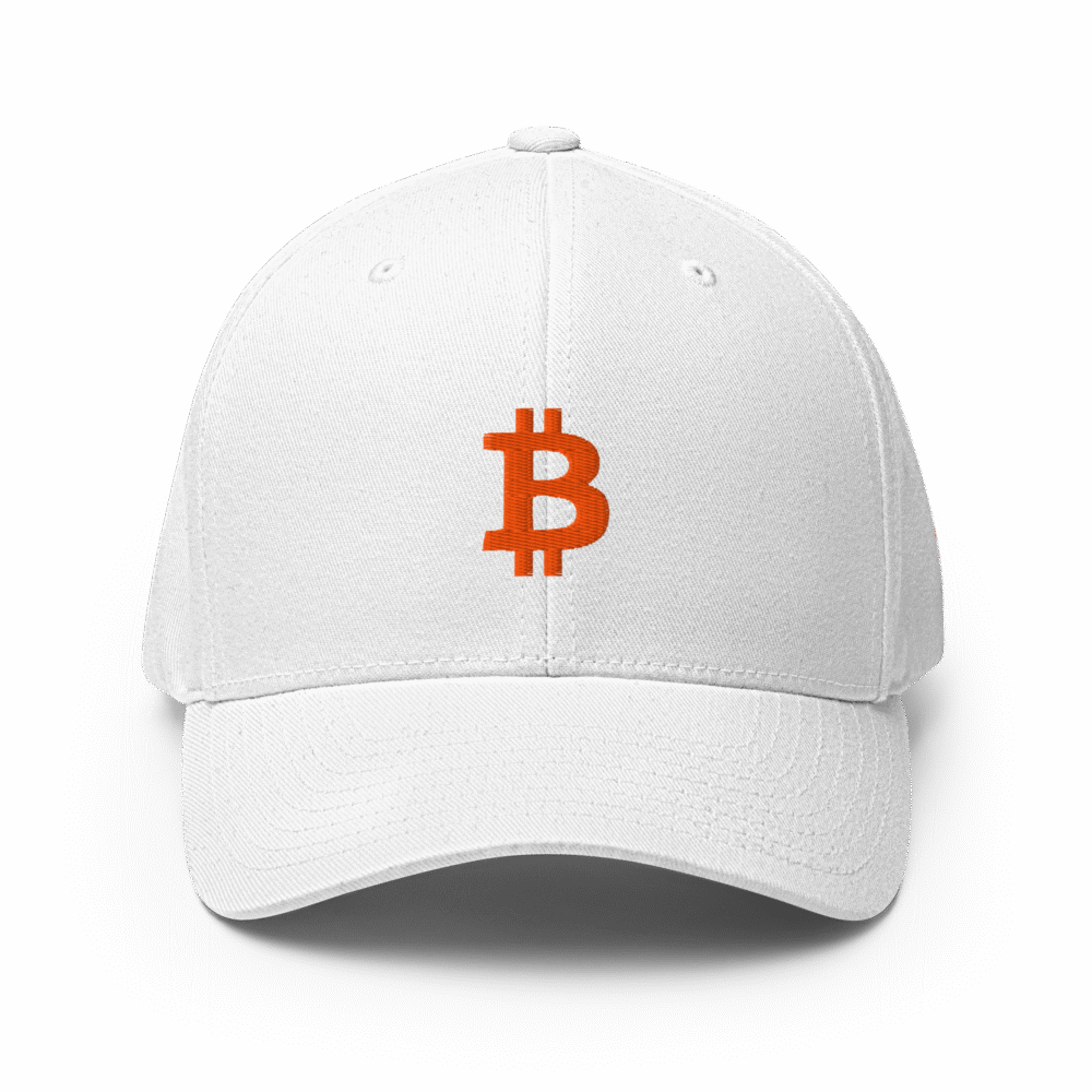 closed back structured cap white front 683c73594aaa2 - ₿ Blaze Closed-Back Cap