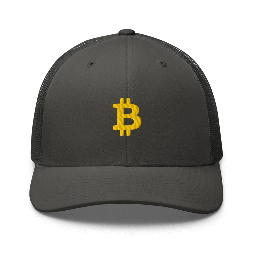 Golden ₿ Trucker Cap - Image 5