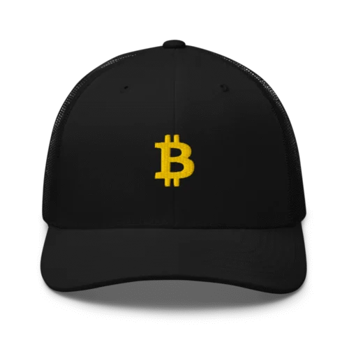 Golden ₿ Trucker Cap